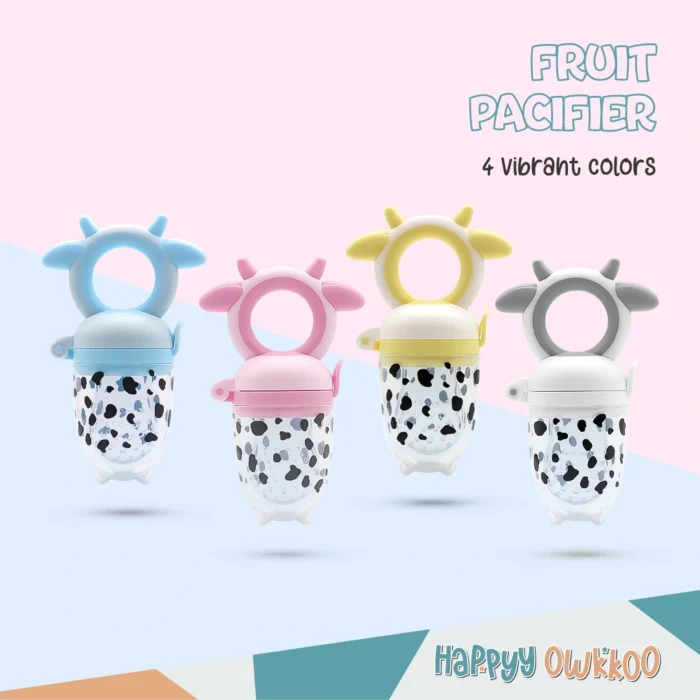 Fruit Pacifier-Group Shot Silicone Product, Baby Items, Pacifier, Fruit Pacifier, Sippy Cup, Baby Weaning, Baby Feeder, Spoon Feeder, Spoon, Baby Weaning, Baby Feeding Items, Baby Feeding, Happyy Owkkoo, Happy