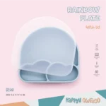 Baby Feeding Plate - Rainbow | Blue