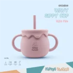 Baby Mum Pot - Wavy Sippy Cup | Pink