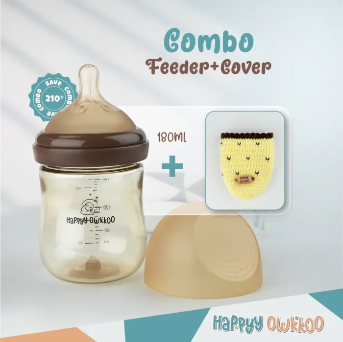 Combo - Baby Feeder and Cover | Yellow - Image 2