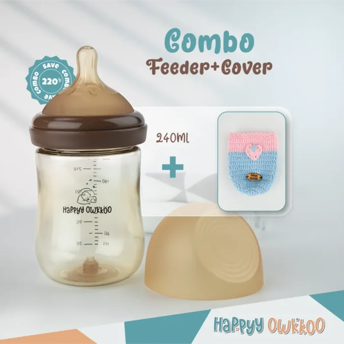 Combo - Baby Feeder and Cover | Heart - Image 3