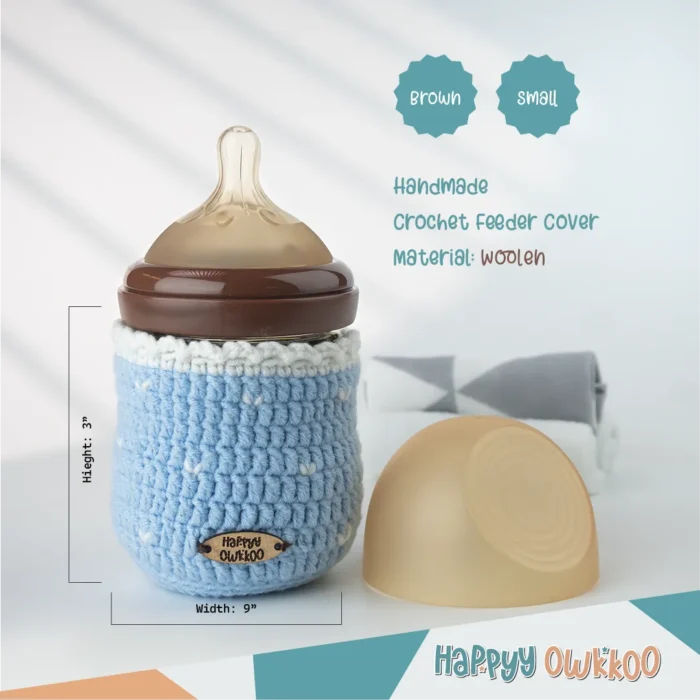 Handmade Feeder Cover - Crochet | Blue - Image 2