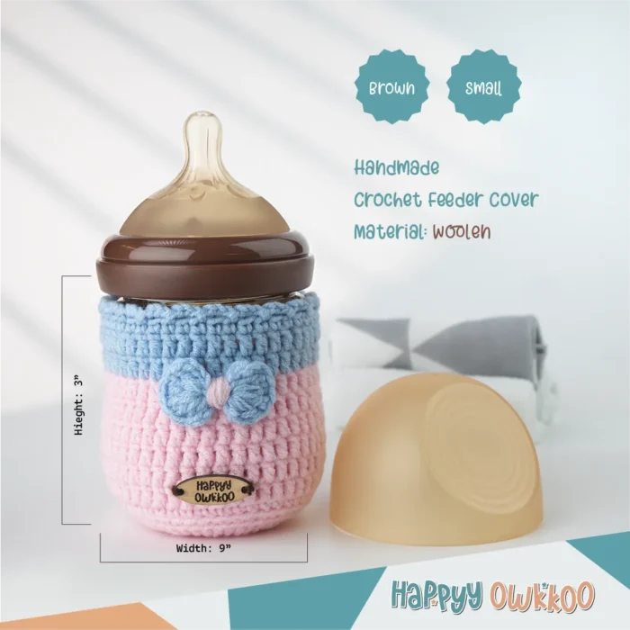 Handmade Feeder Cover - Crochet | Bow - Image 2