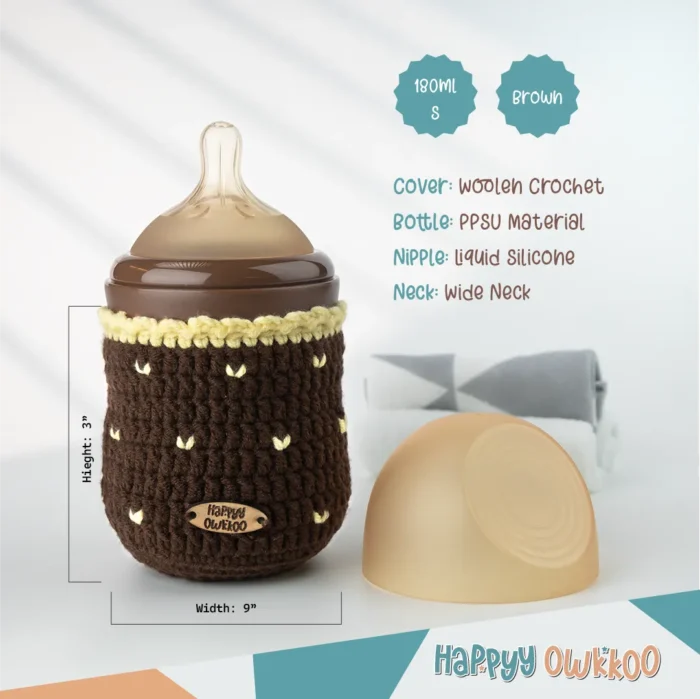 Combo - Baby Feeder and Cover | Brown - Image 5