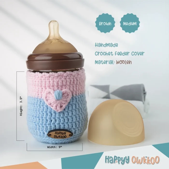 Handmade Feeder Cover - Crochet | Heart - Image 3