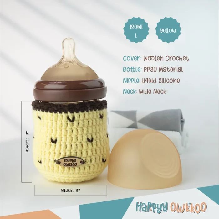 Combo - Baby Feeder and Cover | Yellow - Image 7