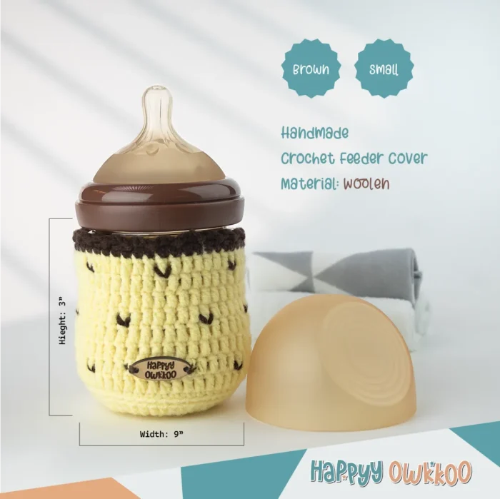 Handmade Feeder Cover - Crochet | Yellow - Image 2