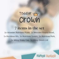 Baby Feeding Set - Toddler Crown | Blue - Image 2