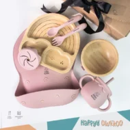 Baby Feeding Set - Toddler Crown | Pink