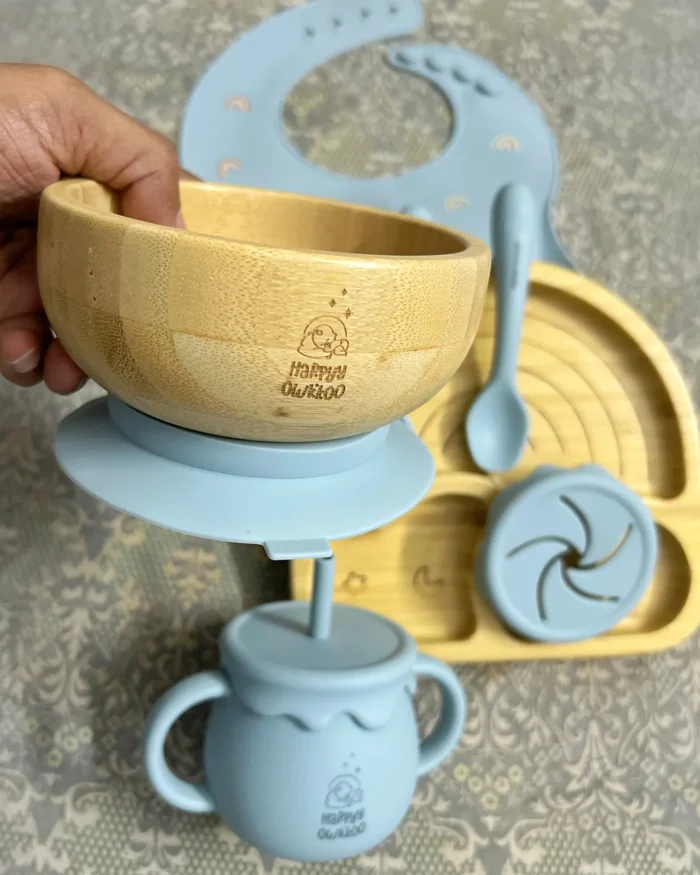 Baby Feeding Set - Toddler Crown | Blue - Image 4