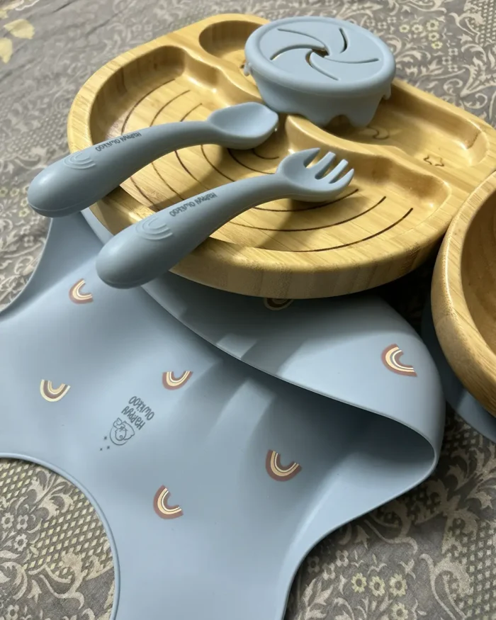 Baby Feeding Set - Toddler Crown | Blue - Image 5