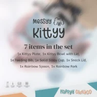 Baby Feeding Set - Messyy Kittyy | Mixed PB - Image 2