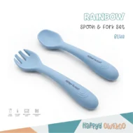 Baby Feeding Set - Messyy Kittyy | Blue - Image 7