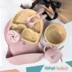 Baby Feeding Set - Toddler Crown | Pink