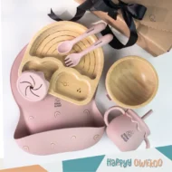 Baby Feeding Set - Toddler Crown | Pink